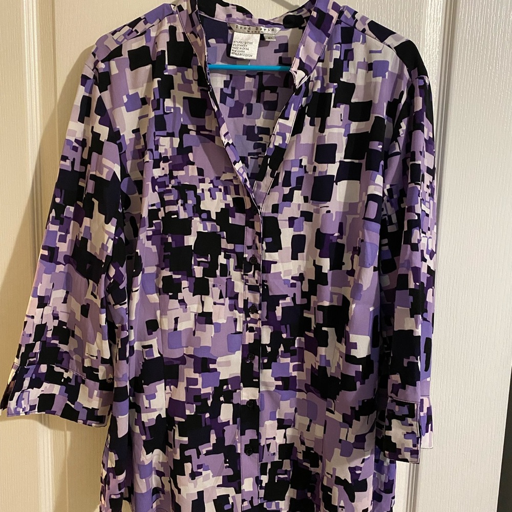 Women’s blouse. Size 2x 3/4 sleeve